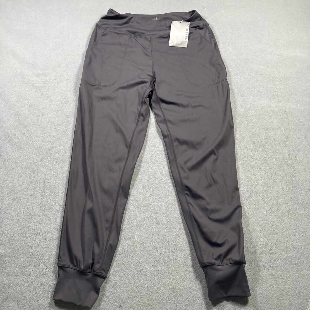 SOOTHFEEL Joggers Womens Size Small Gray Tapered High Rise Solid Stretch